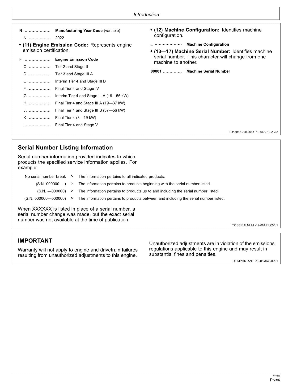 JONH DEERE 470 P EXCAVATOR OPERATORS MANUAL