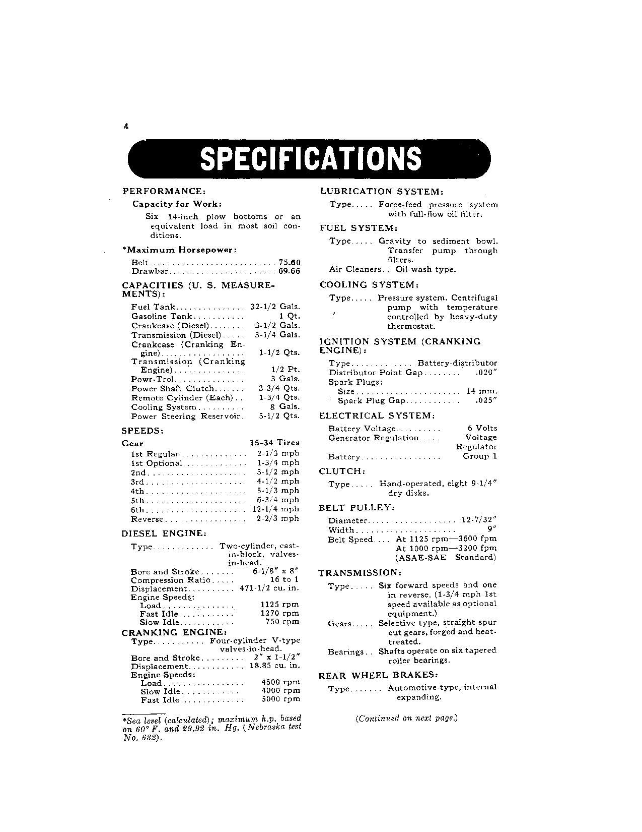 JOHN DEERE 830 TRACTOR OPERATORS MANUAL 8300000-