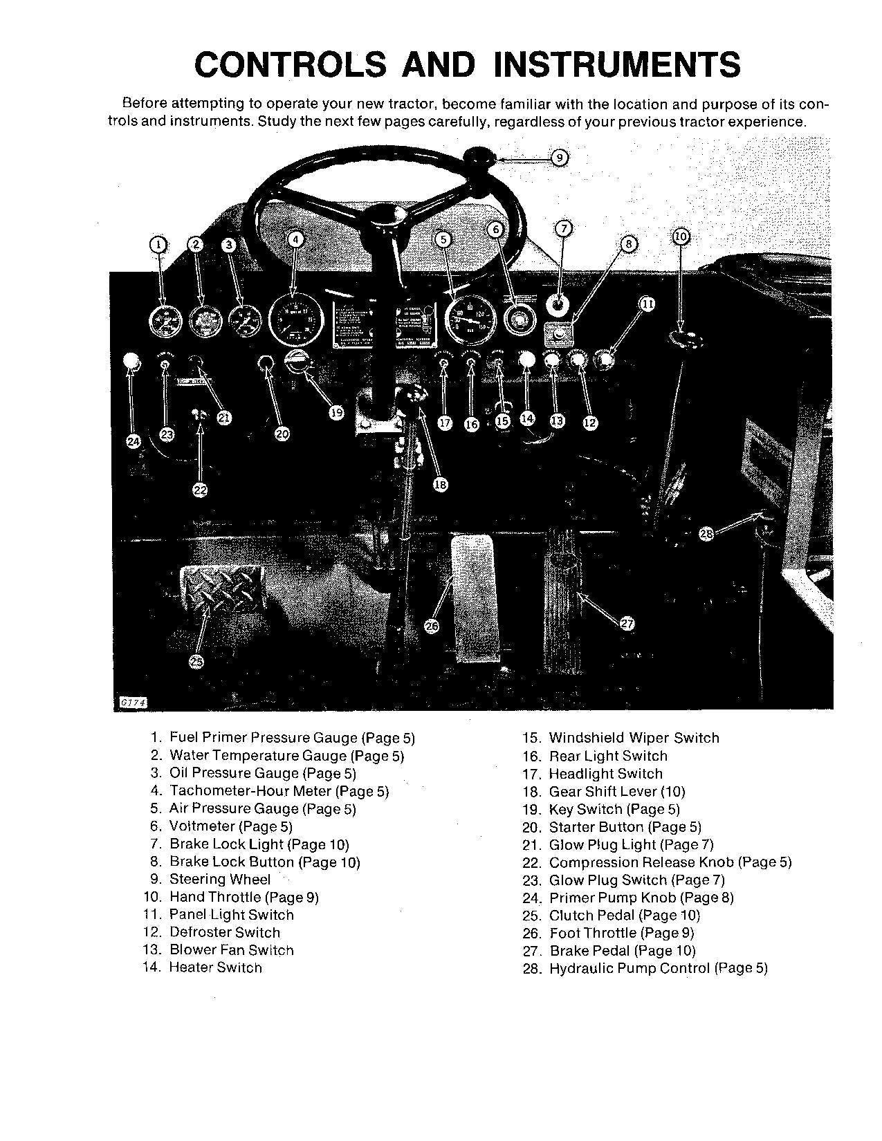 JOHN DEERE WA14 WA17 TRAKTOR-BETRIEBSHANDBUCH