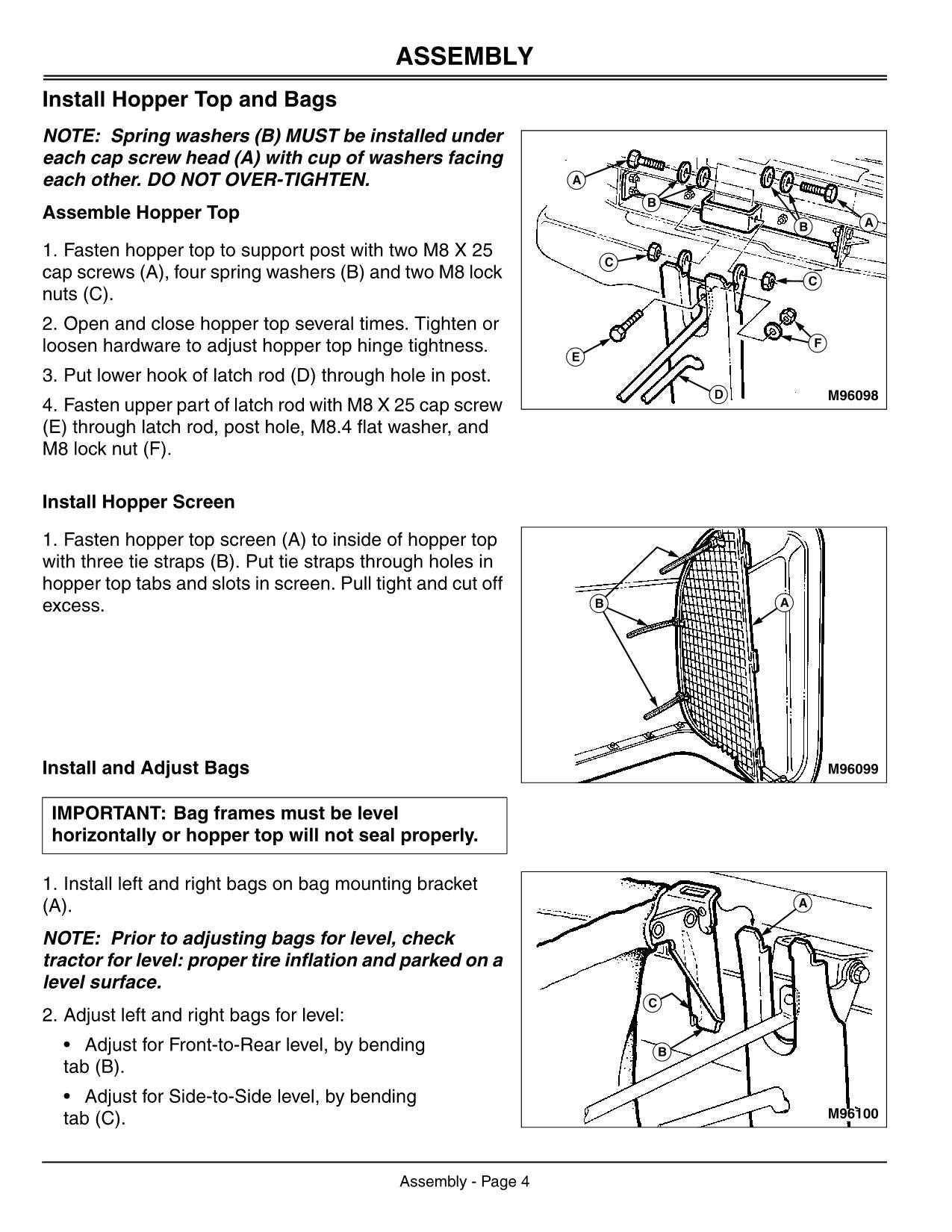 JOHN DEERE 1638H 38 INCH 42 INCH SABRE 1638HS SABRE TRACTOR OPERATORS MANUAL