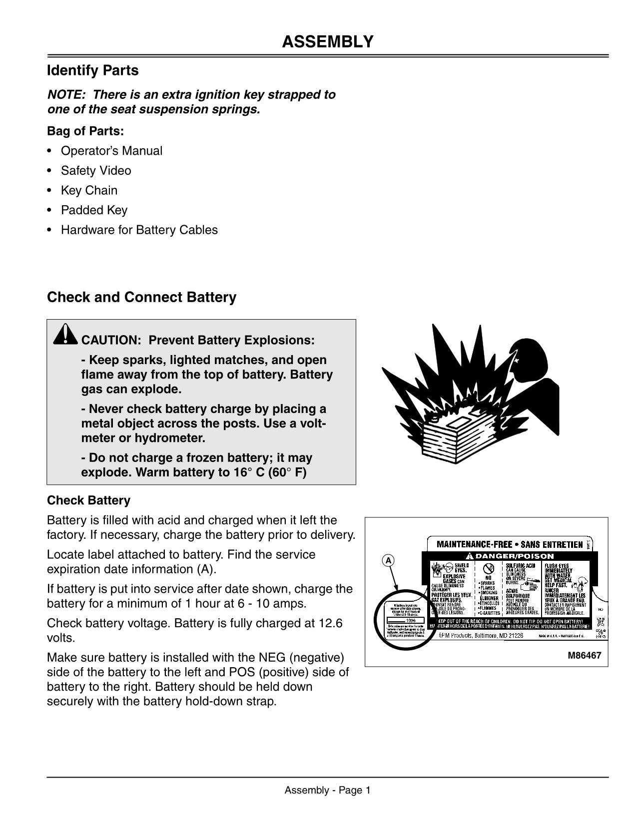 JOHN DEERE S2546 TRAKTOR-BETRIEBSHANDBUCH 010001-014033