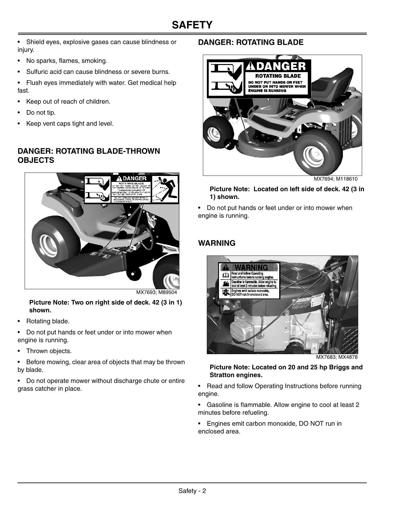 JOHN DEERE SCOTTS L17.542 L2048 L2548 L1742 TRACTOR OPERATORS MANUAL