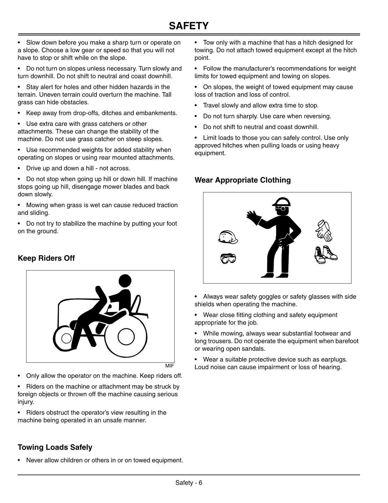 JOHN DEERE G100 TRACTOR OPERATORS MANUAL