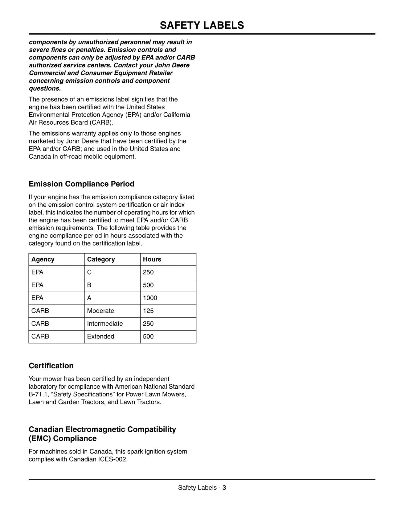 JOHN DEERE L100 L118 L120 L130 L111 L108 TRAKTOR-BETRIEBSHANDBUCH