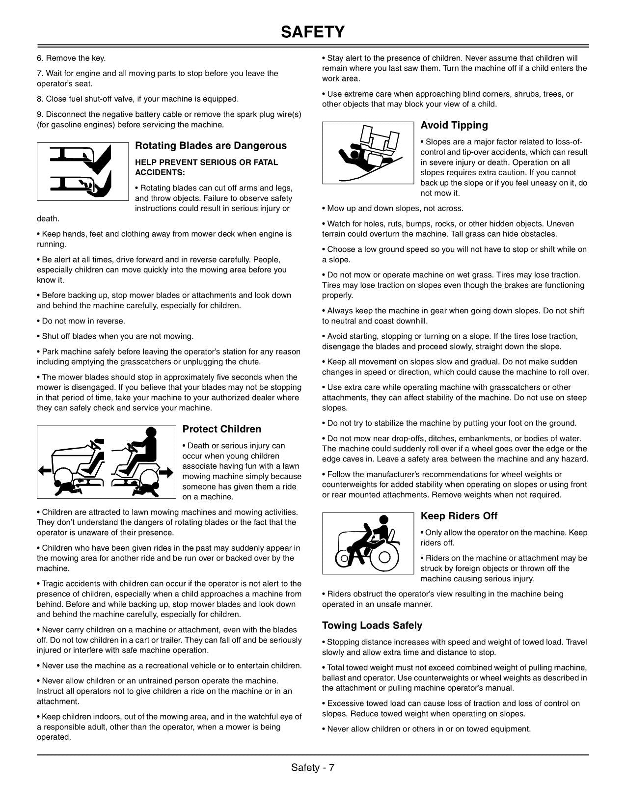 JOHN DEERE LA145 LA165 LA175 LA155 TRAKTOR-BETRIEBSHANDBUCH