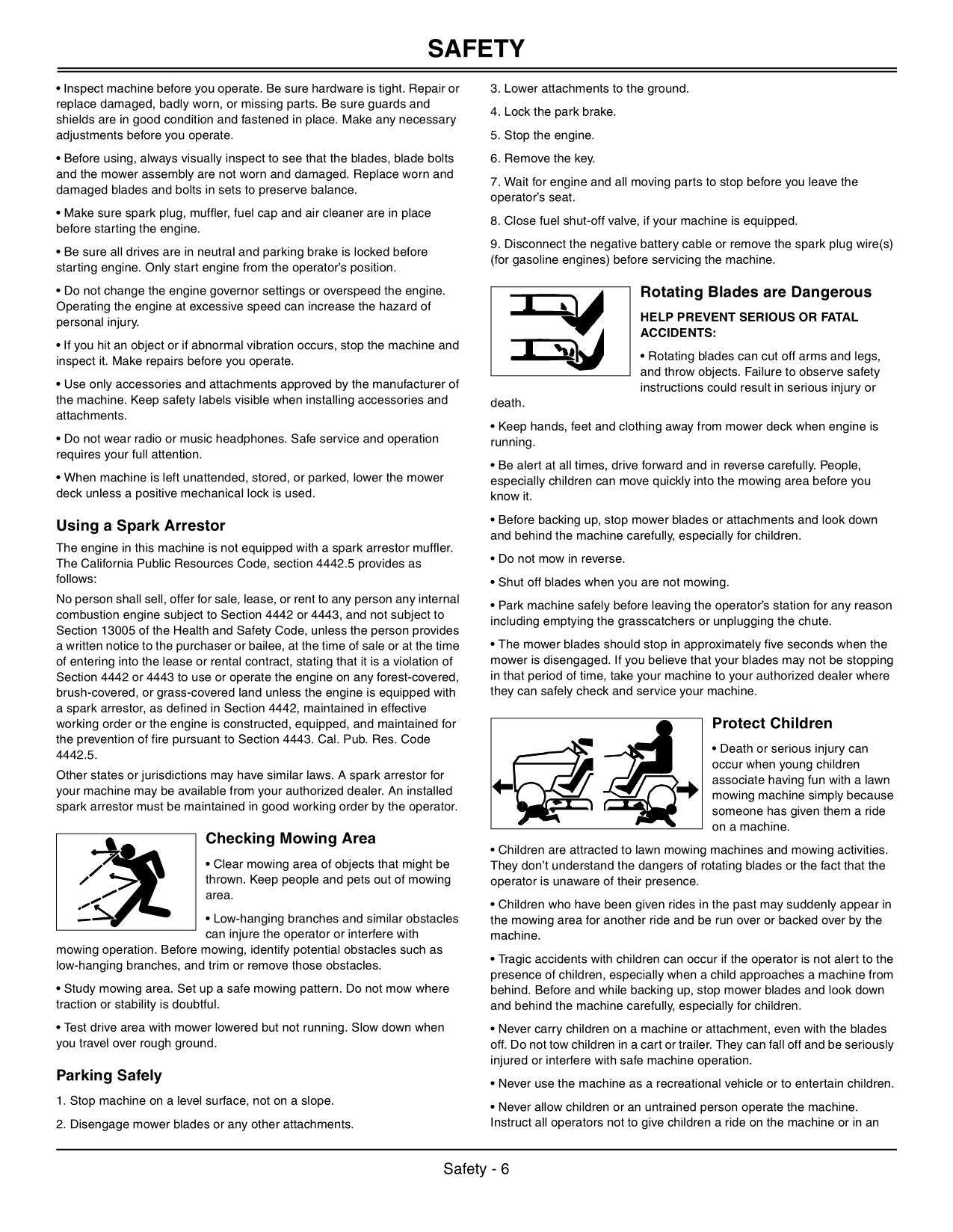 JOHN DEERE LA145 LA155 LA165 LA175 TRACTOR OPERATORS MANUAL