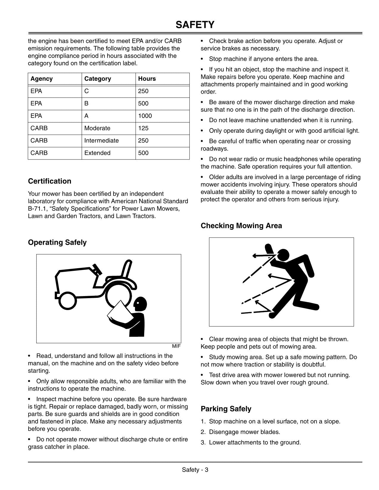 JOHN DEERE LT180 LT170 TRAKTOR-BETRIEBSHANDBUCH