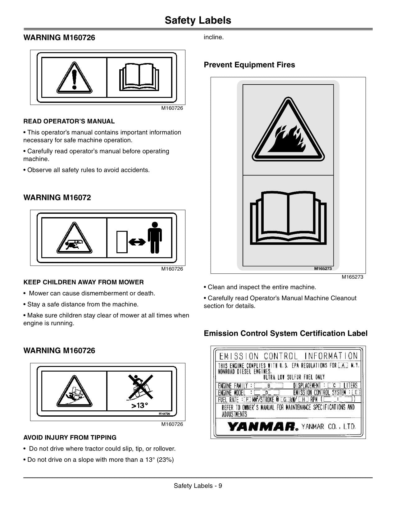 JOHN DEERE X740 X744 X748 X749 TRAKTOR-BETRIEBSHANDBUCH