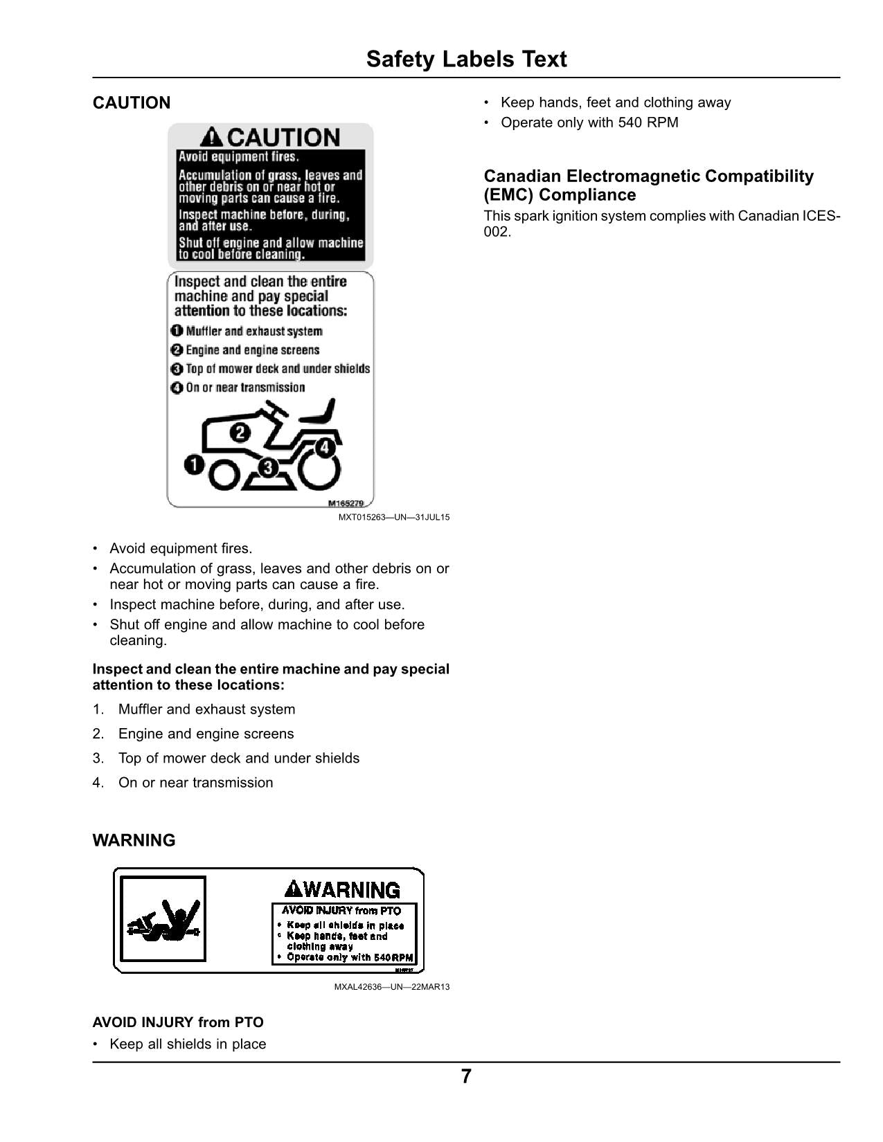 MANUEL D'UTILISATION DU TRACTEUR JOHN DEERE X750 X754 X758 SER 050001 - 060000