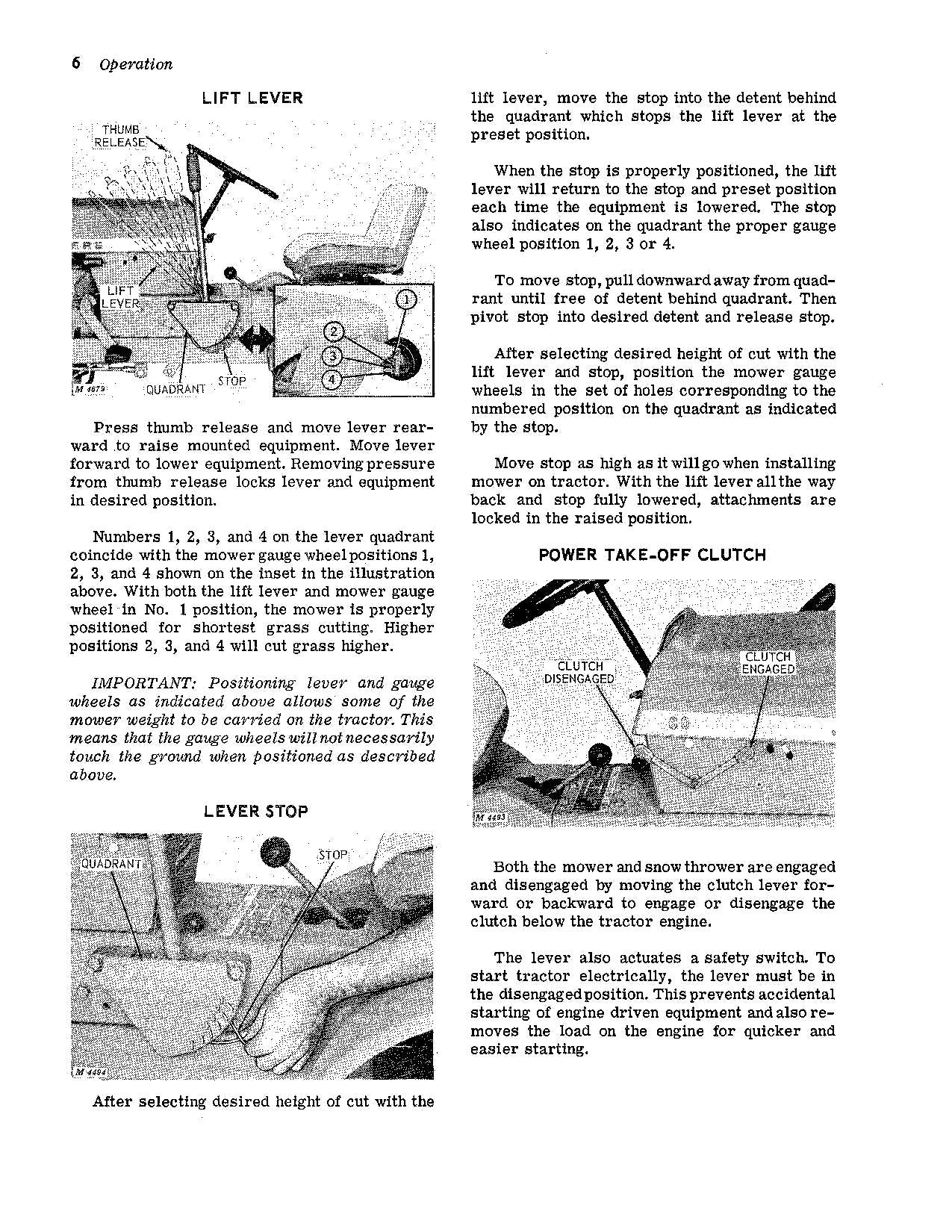 JOHN DEERE 60 TRACTOR OPERATORS MANUAL 008001-020000