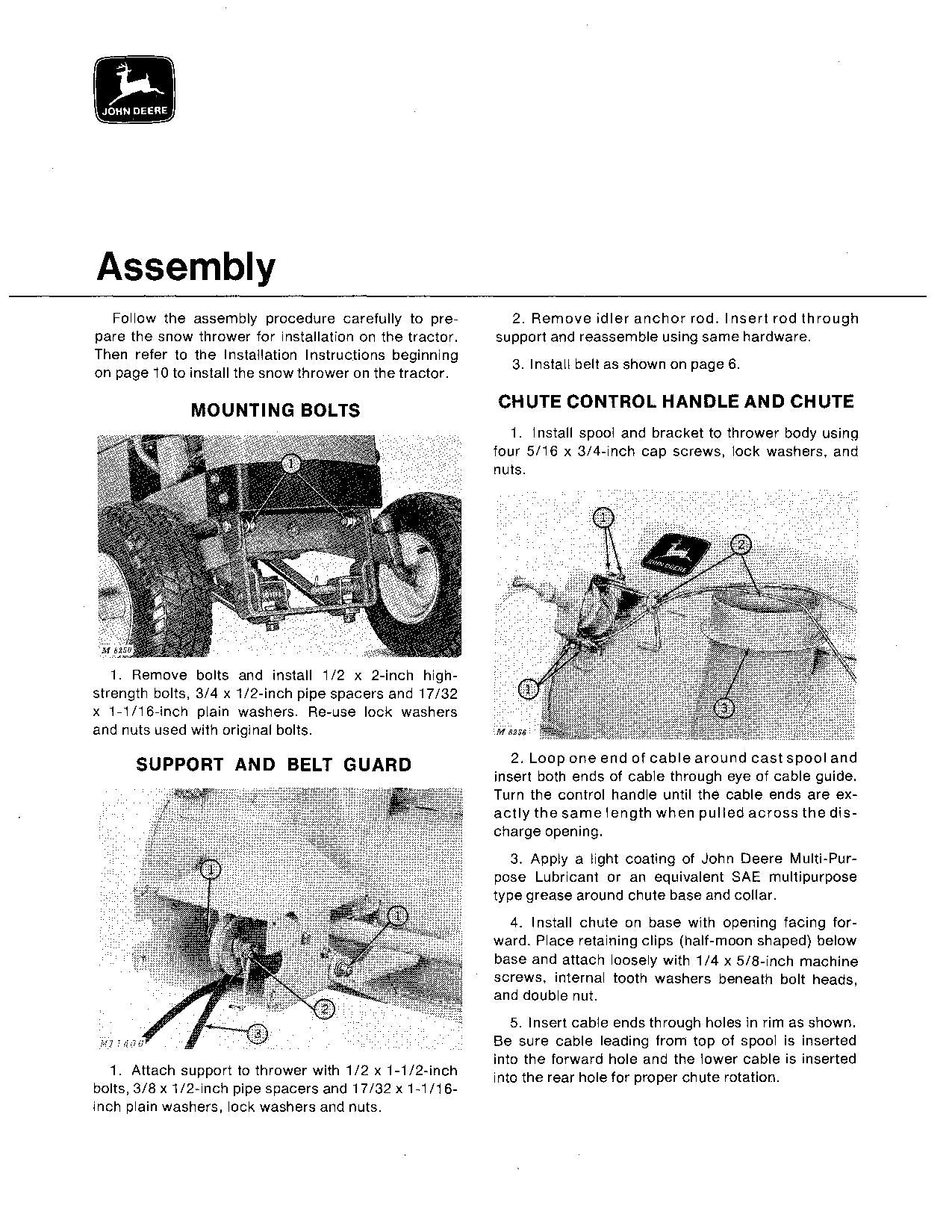 JOHN DEERE 32 70 100 60 TRACTOR OPERATORS MANUAL