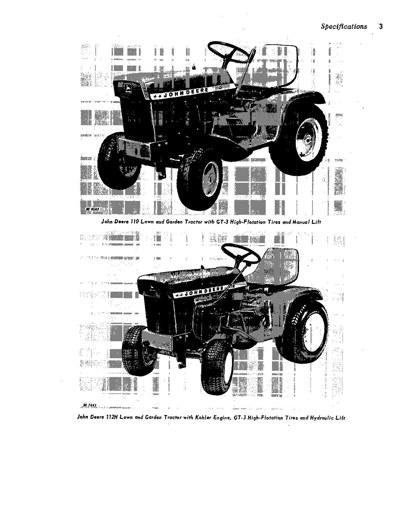 JOHN DEERE 110 112 112H 110H TRAKTOR-BETRIEBSHANDBUCH Ser. 160001-161771