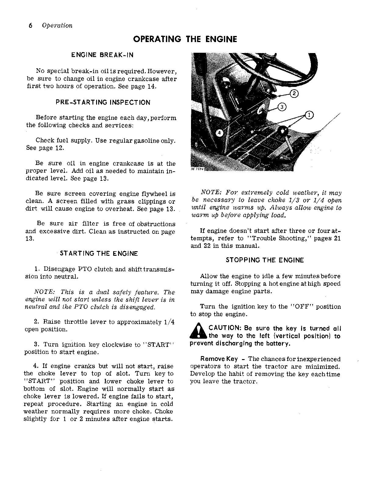 JOHN DEERE 110 112 112H 110H TRACTOR OPERATORS MANUAL SER 161772 - 185000