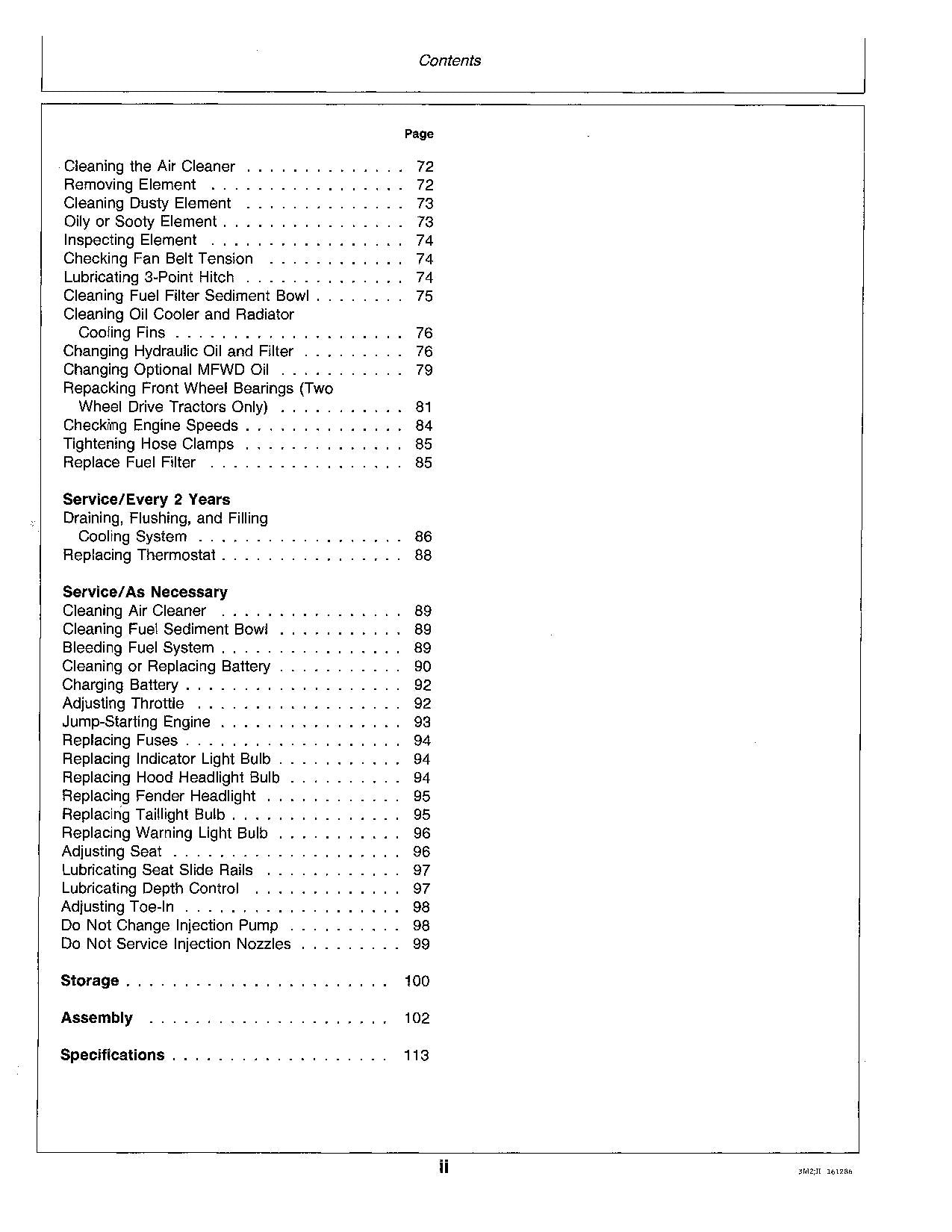 MANUEL D'UTILISATION DU TRACTEUR JOHN DEERE 655 755 855 -475000