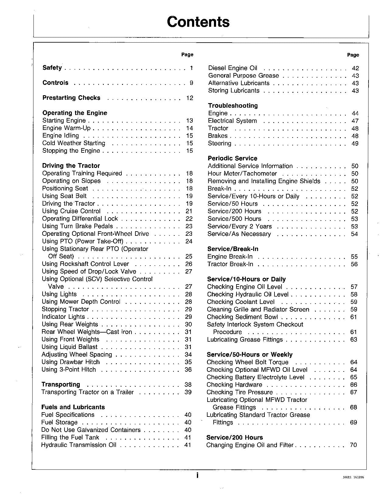 JOHN DEERE 655 755 855 TRAKTOR-BETRIEBSHANDBUCH -475000