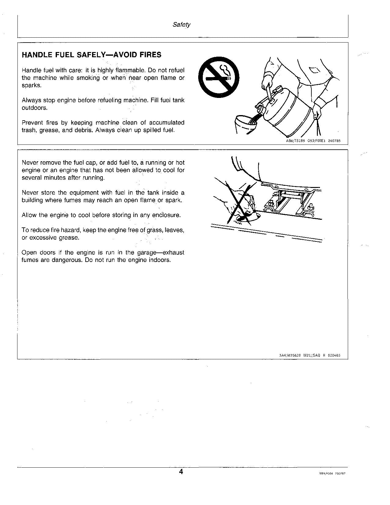 JOHN DEERE 332 TRACTOR OPERATORS MANUAL 420001-475000