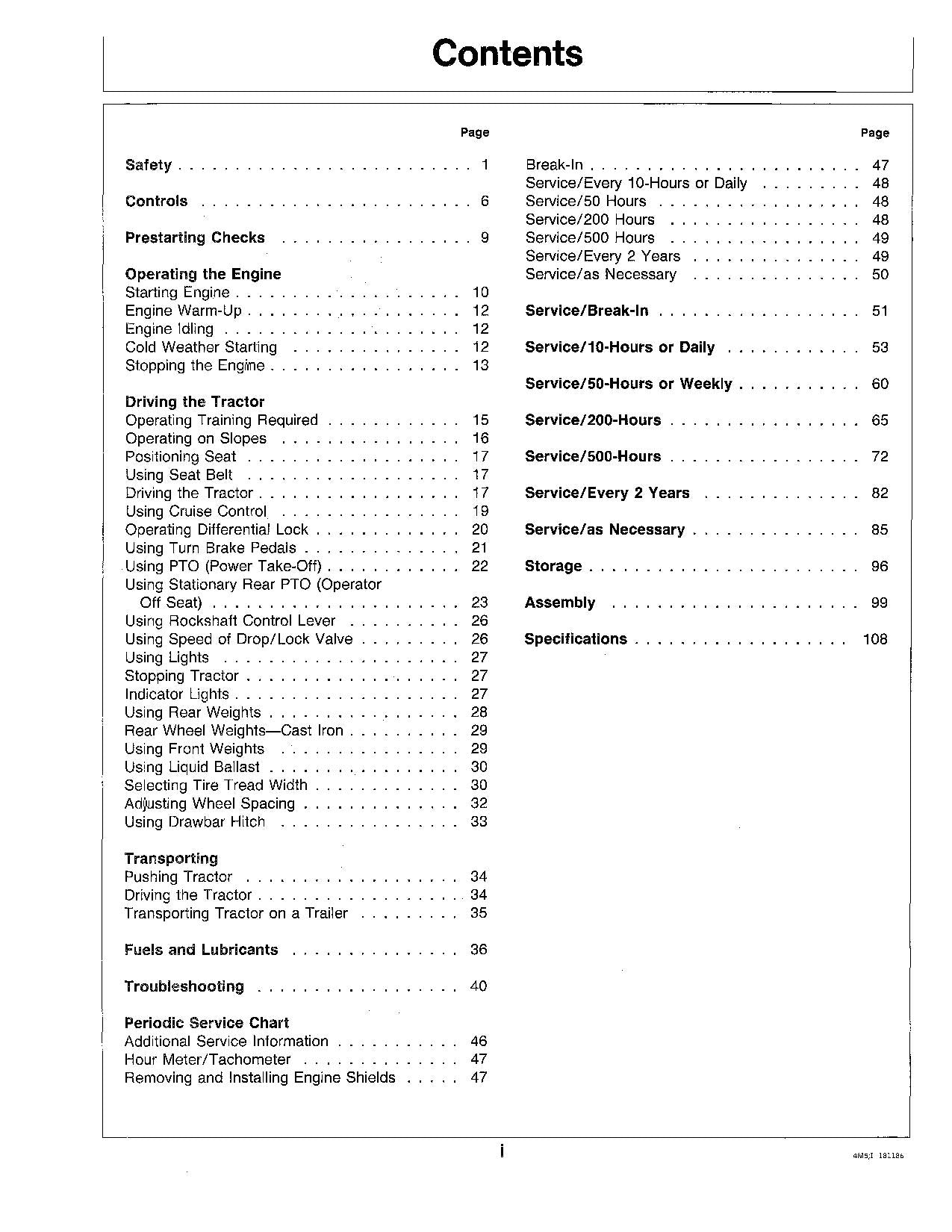 JOHN DEERE 756 856 TRAKTOR-BETRIEBSHANDBUCH -475000