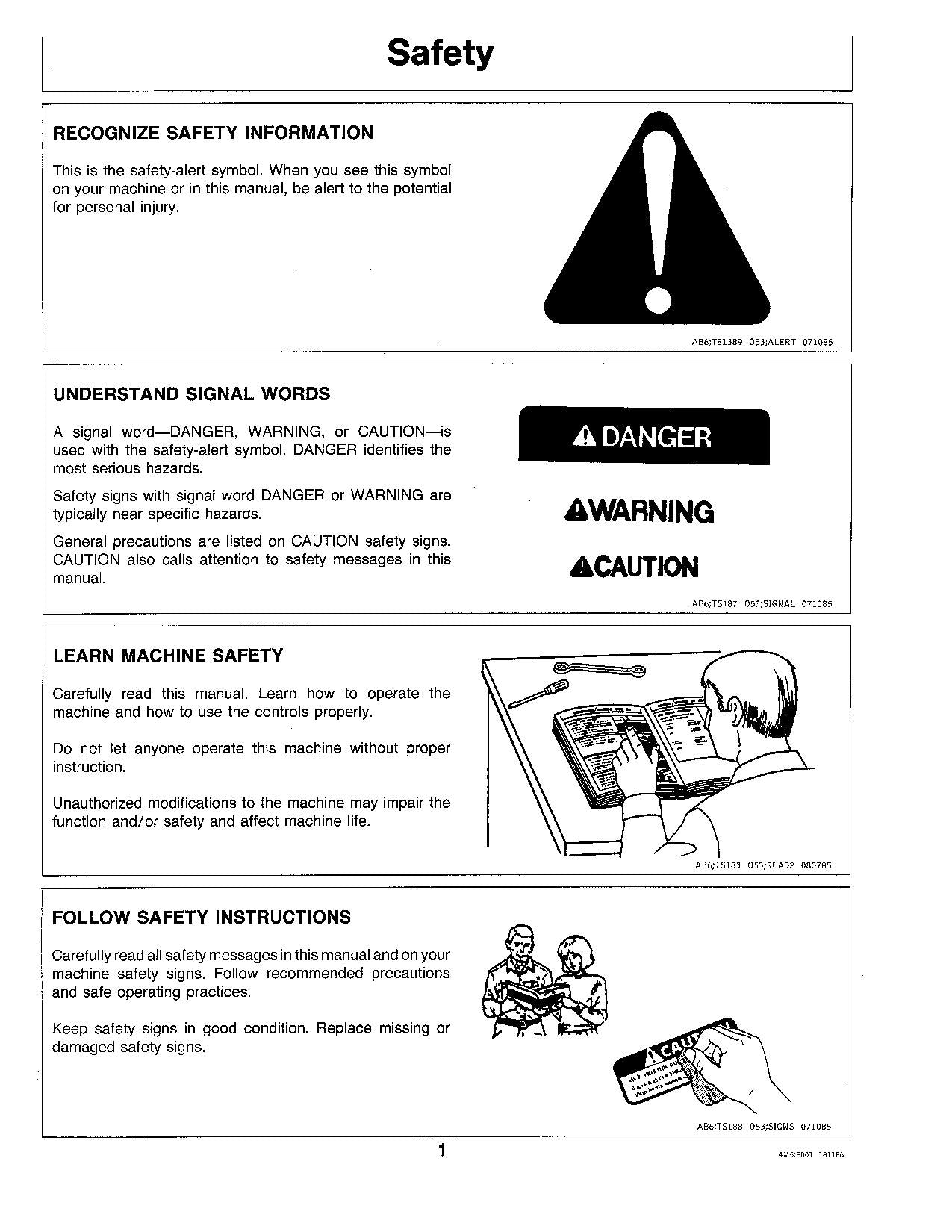 JOHN DEERE 756 856 TRAKTOR-BETRIEBSHANDBUCH -475000