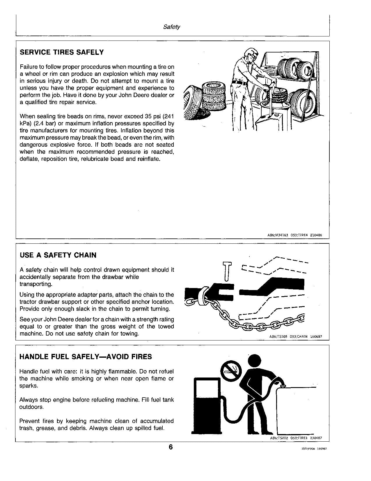 JOHN DEERE 655 755 855 TRACTOR OPERATORS MANUAL  475001-615000