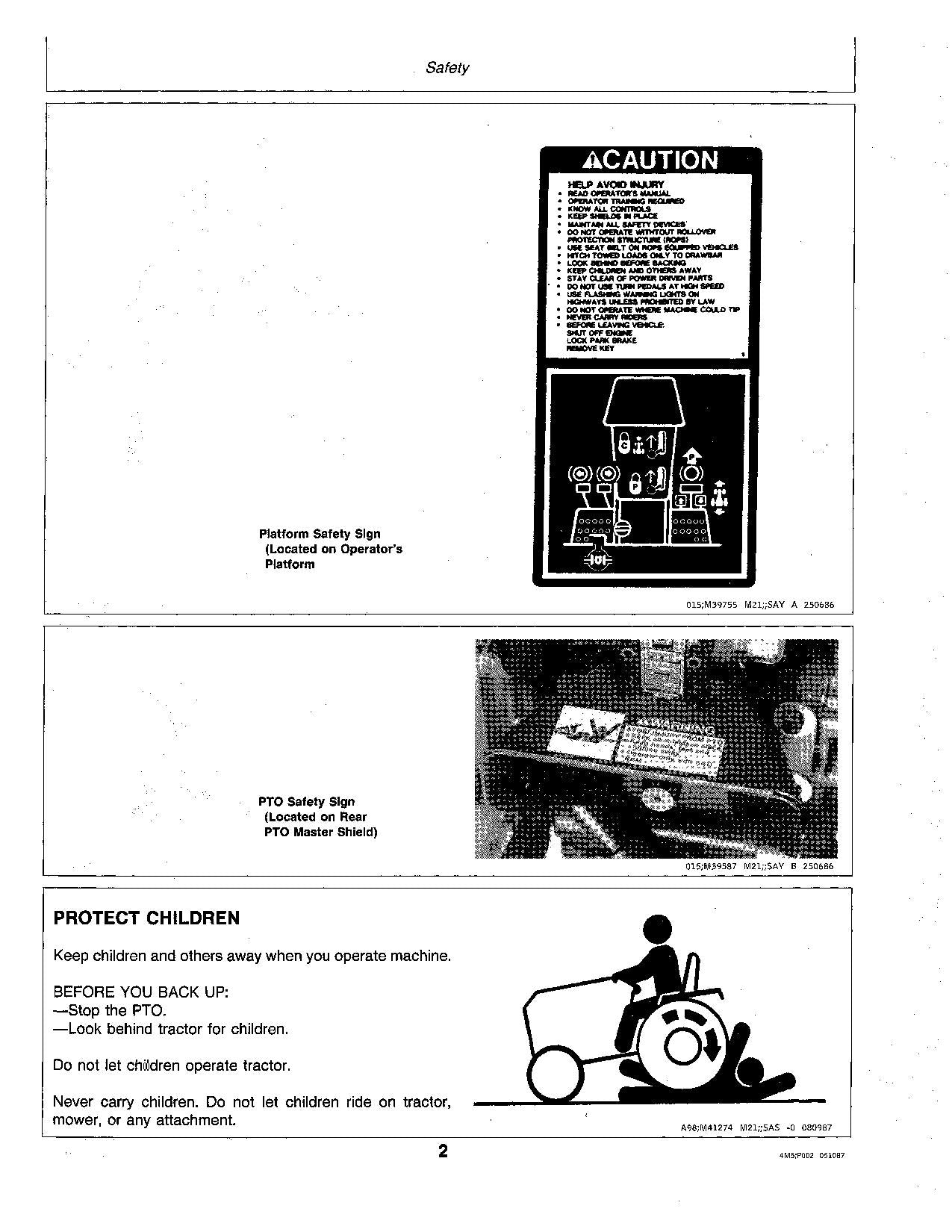 JOHN DEERE 756 856 TRACTOR OPERATORS MANUAL   475001-