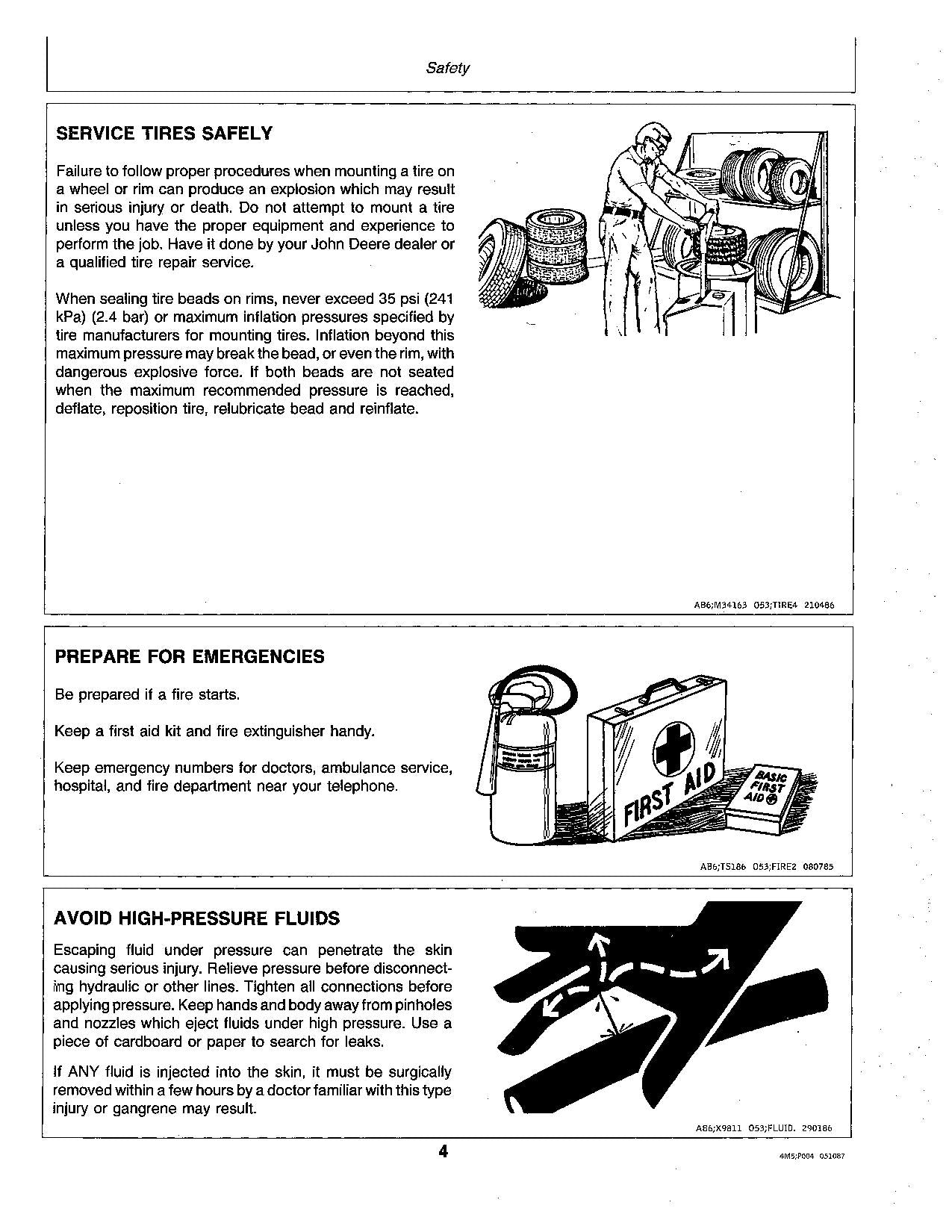 JOHN DEERE 756 856 TRACTOR OPERATORS MANUAL   475001-