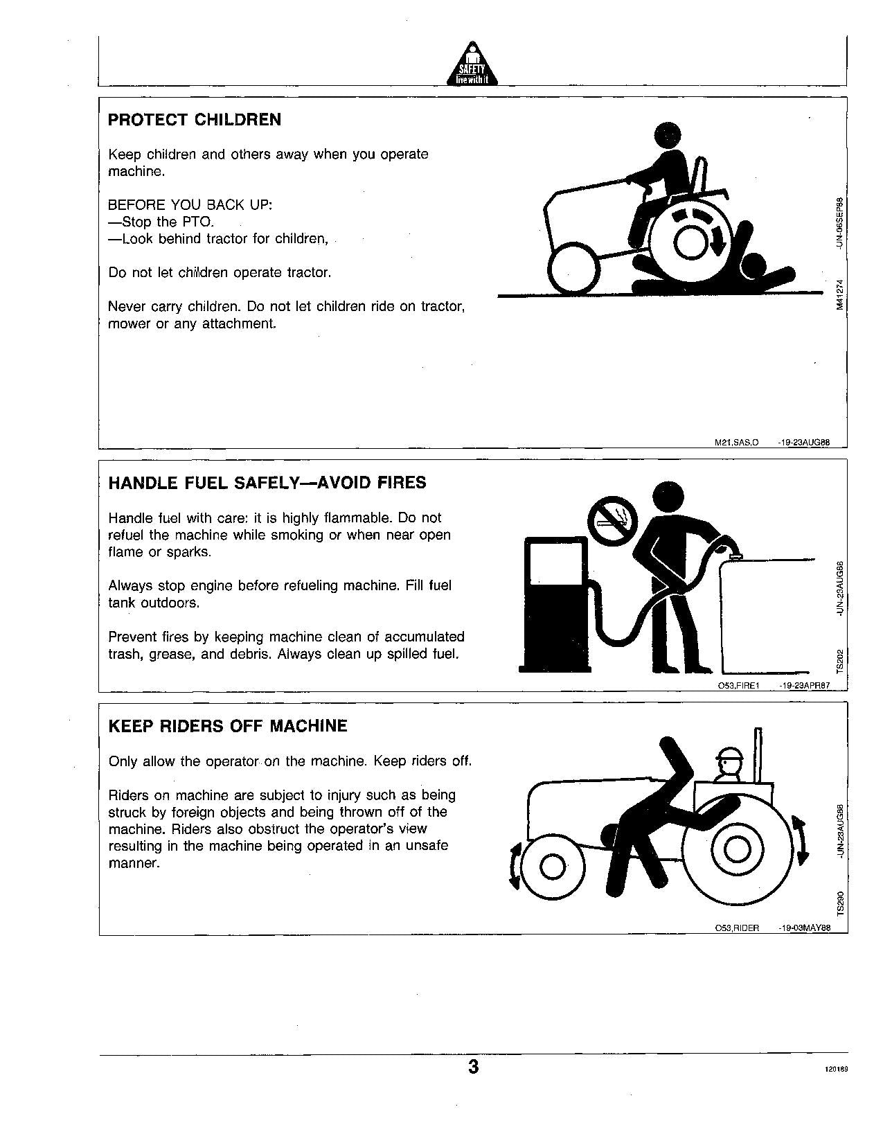 JOHN DEERE 430 TRACTOR OPERATORS MANUAL 475001-999000