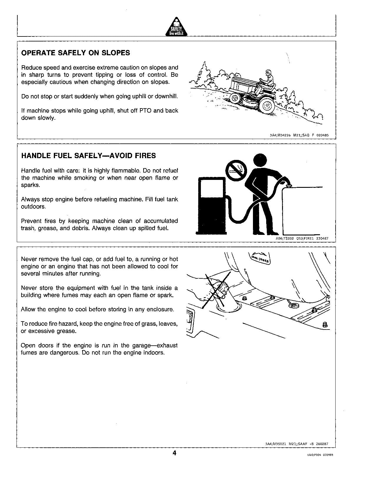 JOHN DEERE 322 TRACTOR OPERATORS MANUAL 475001-