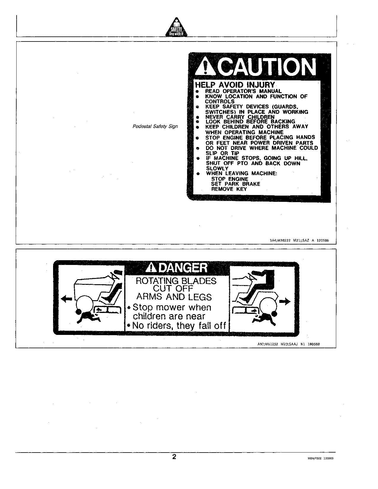 JOHN DEERE 332 TRACTOR OPERATORS MANUAL SER 475001-