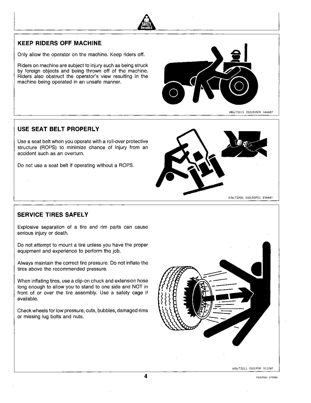 JOHN DEERE 670 770 TRAKTOR BEDIENUNGSANLEITUNG 000000-100000