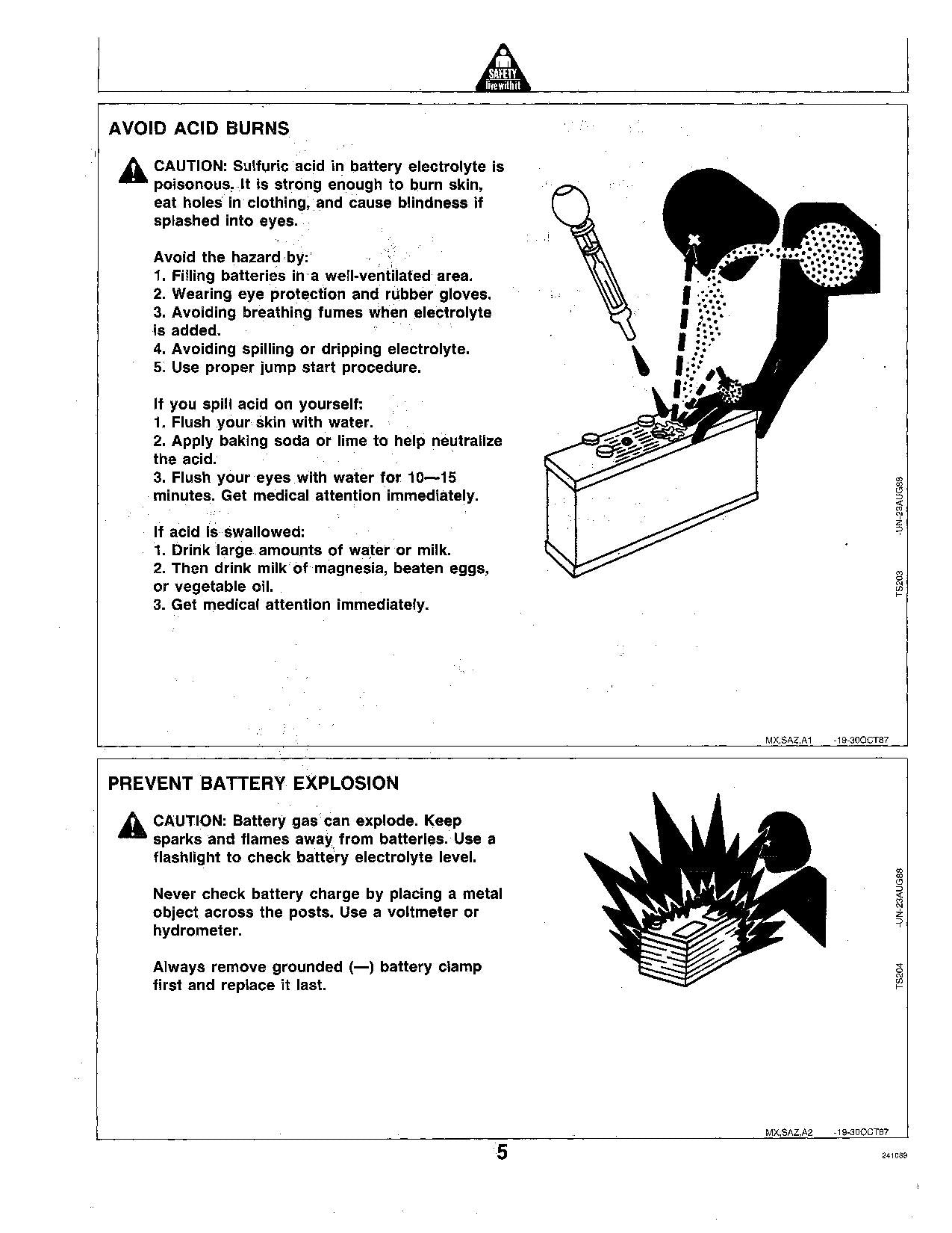 JOHN DEERE 332 TRACTOR OPERATORS MANUAL SER 010001-