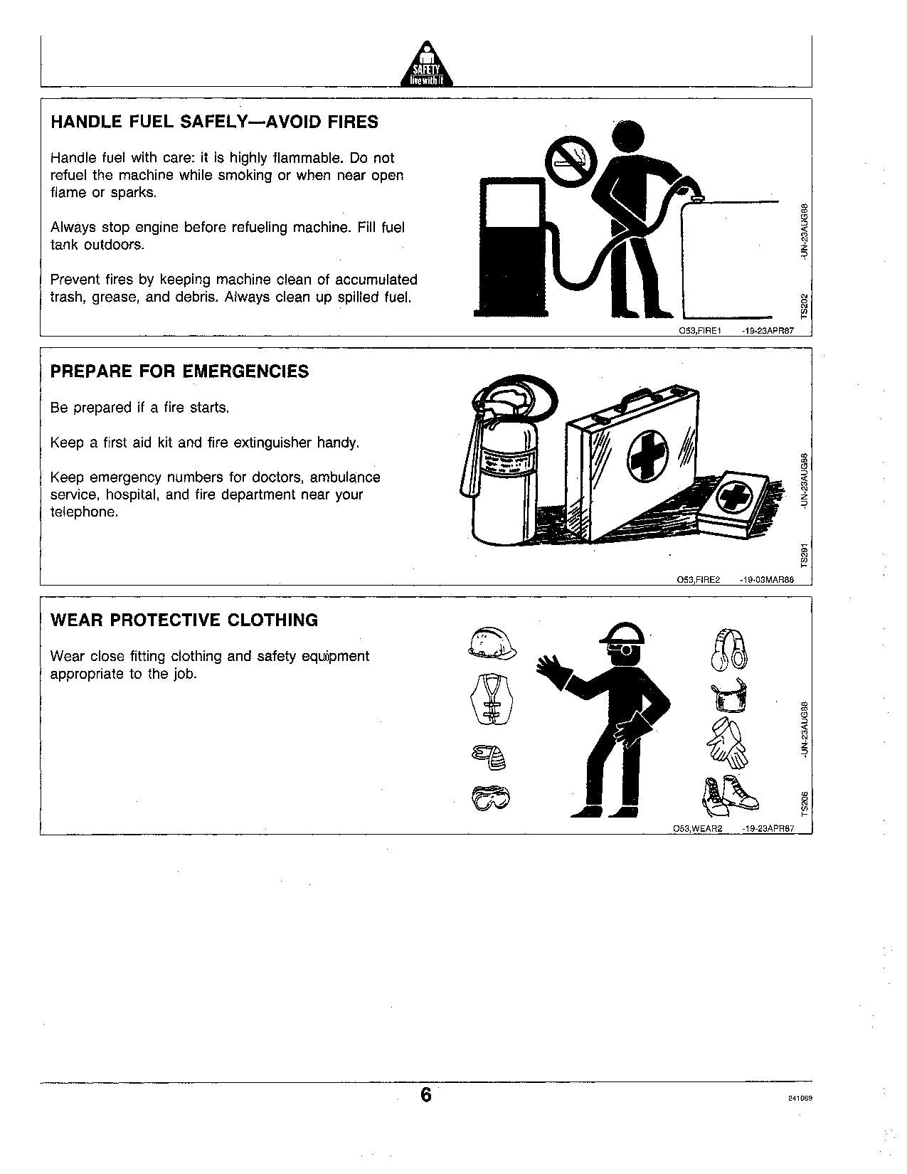 JOHN DEERE 332 TRACTOR OPERATORS MANUAL SER 010001-