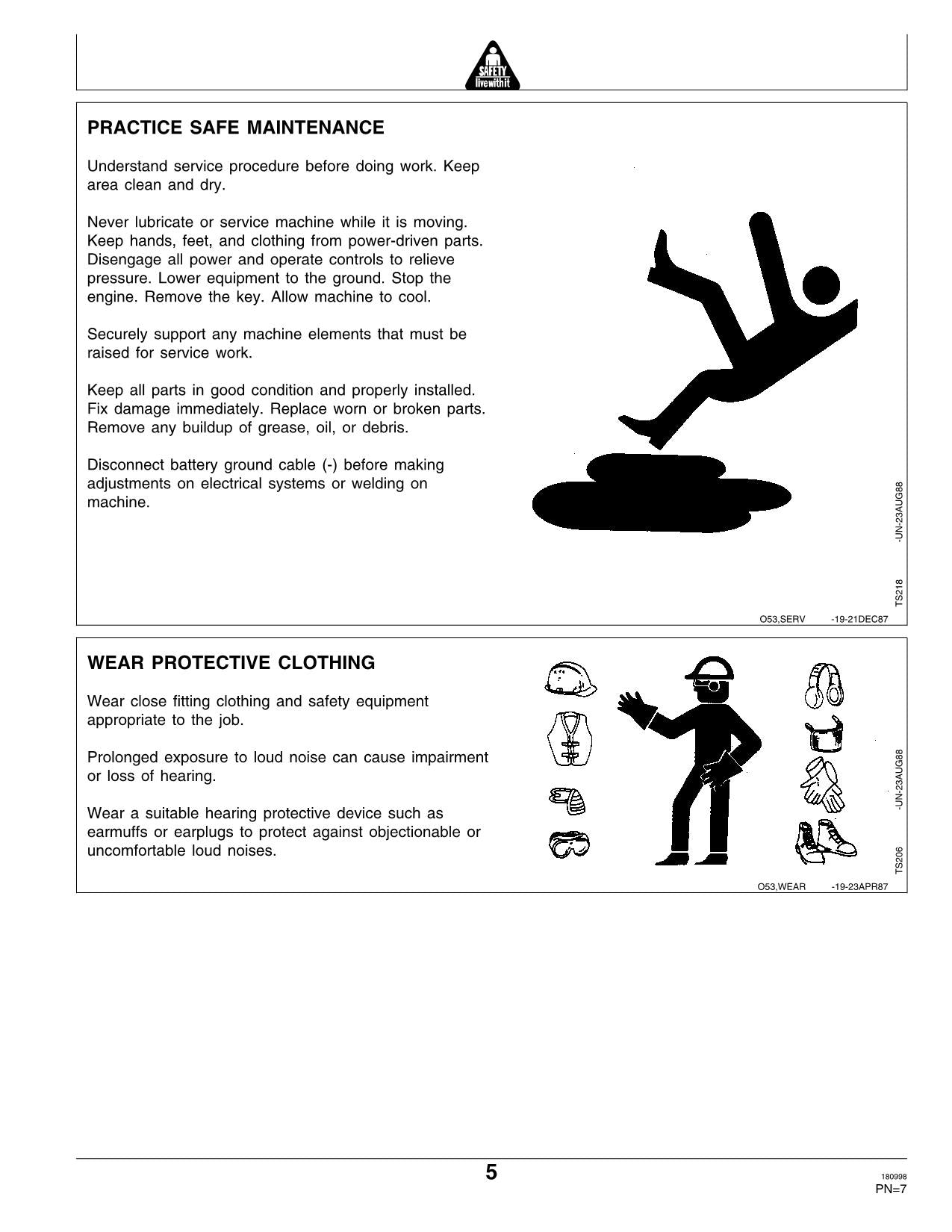 JOHN DEERE 430 TRACTOR OPERATORS MANUAL 010001-