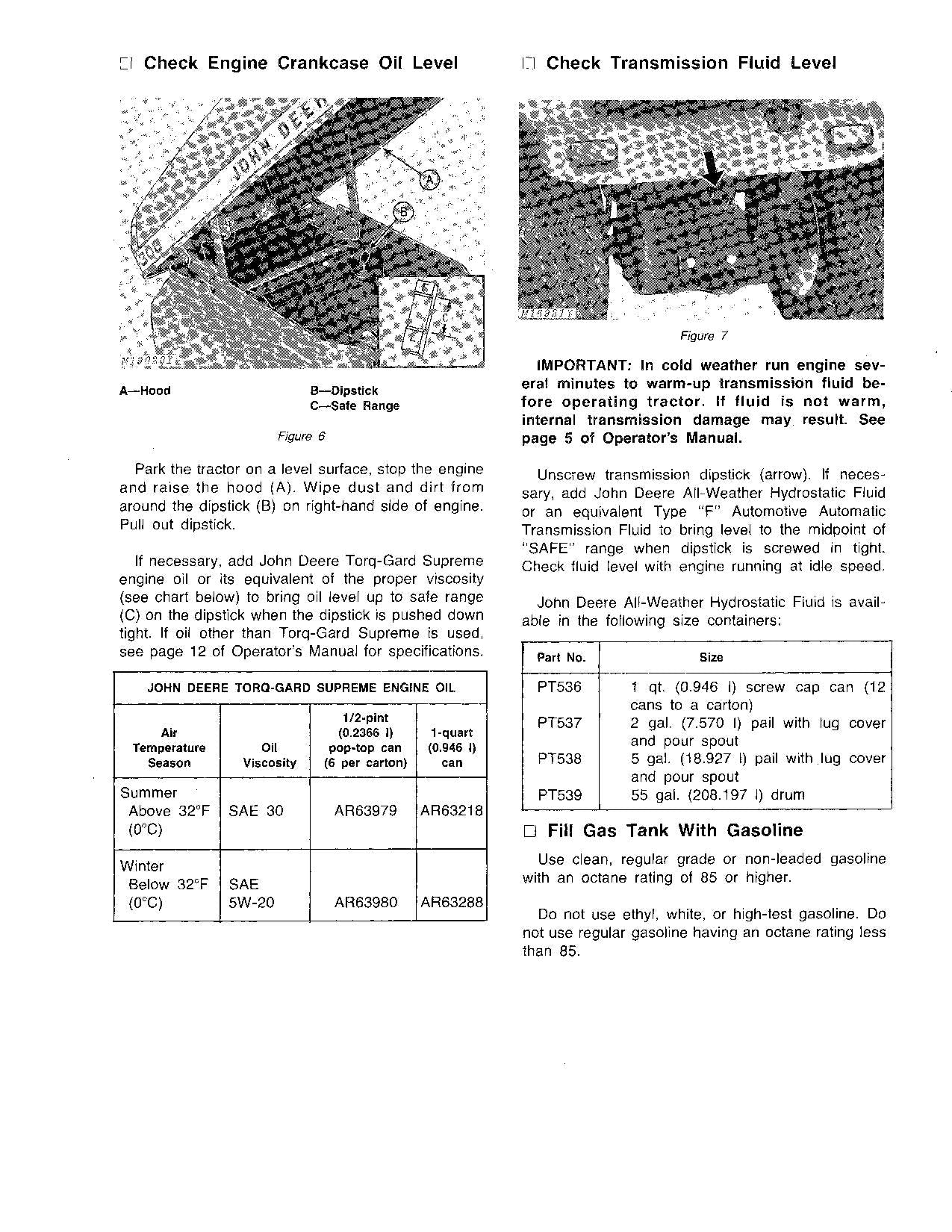 JOHN DEERE 300 TRACTOR OPERATORS MANUAL SER 055001-070000