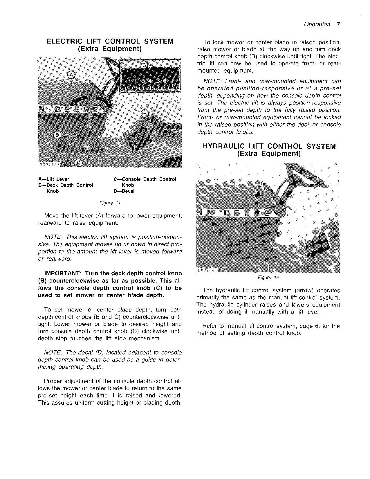 MANUEL D'UTILISATION DU TRACTEUR JOHN DEERE 210 212 214 070001-095000