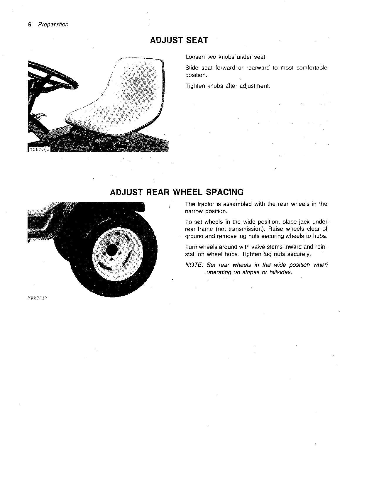 JOHN DEERE 312 TRACTOR OPERATORS MANUAL