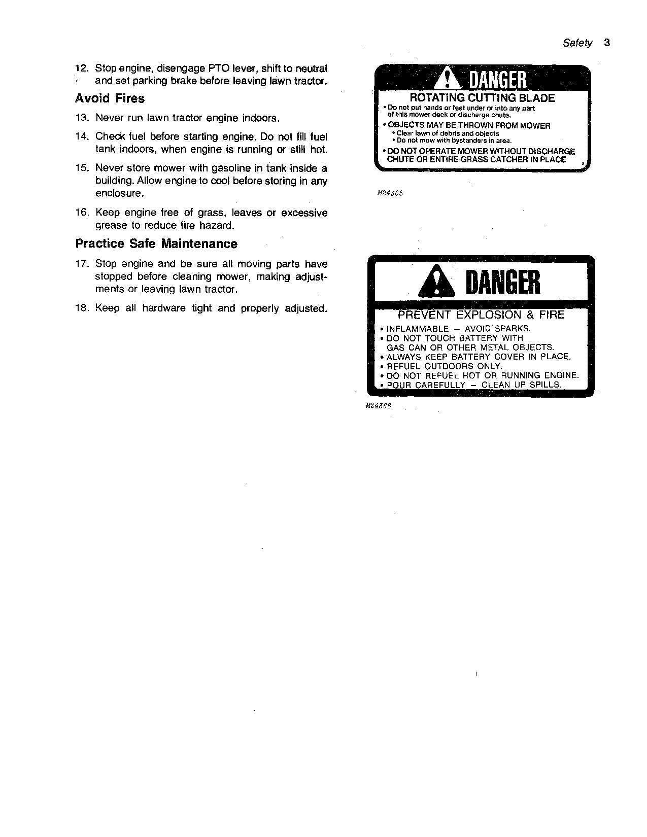 JOHN DEERE 108 111 TRACTOR OPERATORS MANUAL ser.  095001-120000