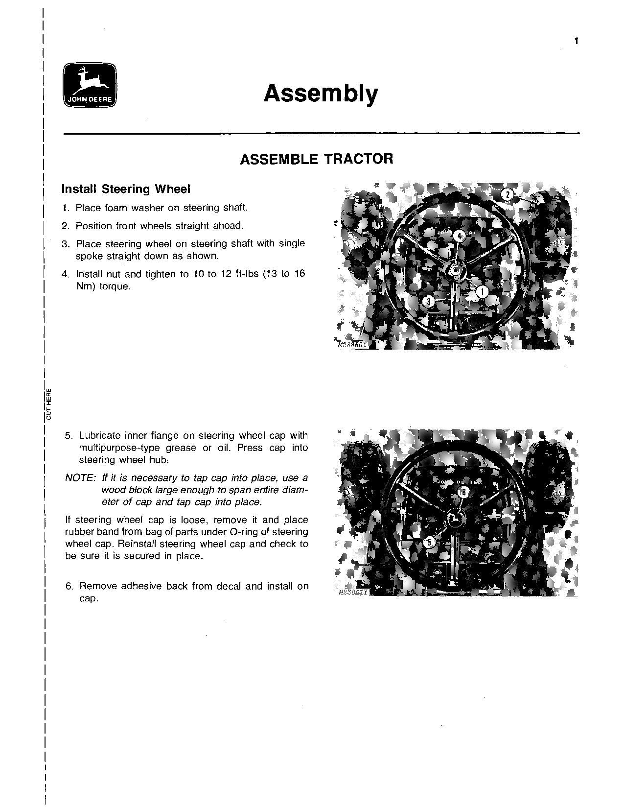 JOHN DEERE 314 TRACTOR OPERATORS MANUAL -120000