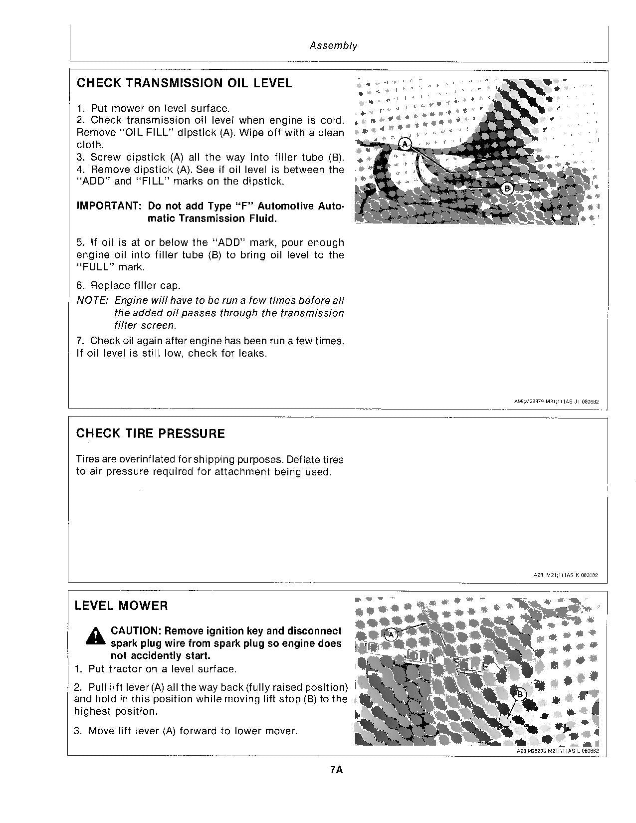 JOHN DEERE 111H TRACTOR OPERATORS MANUAL