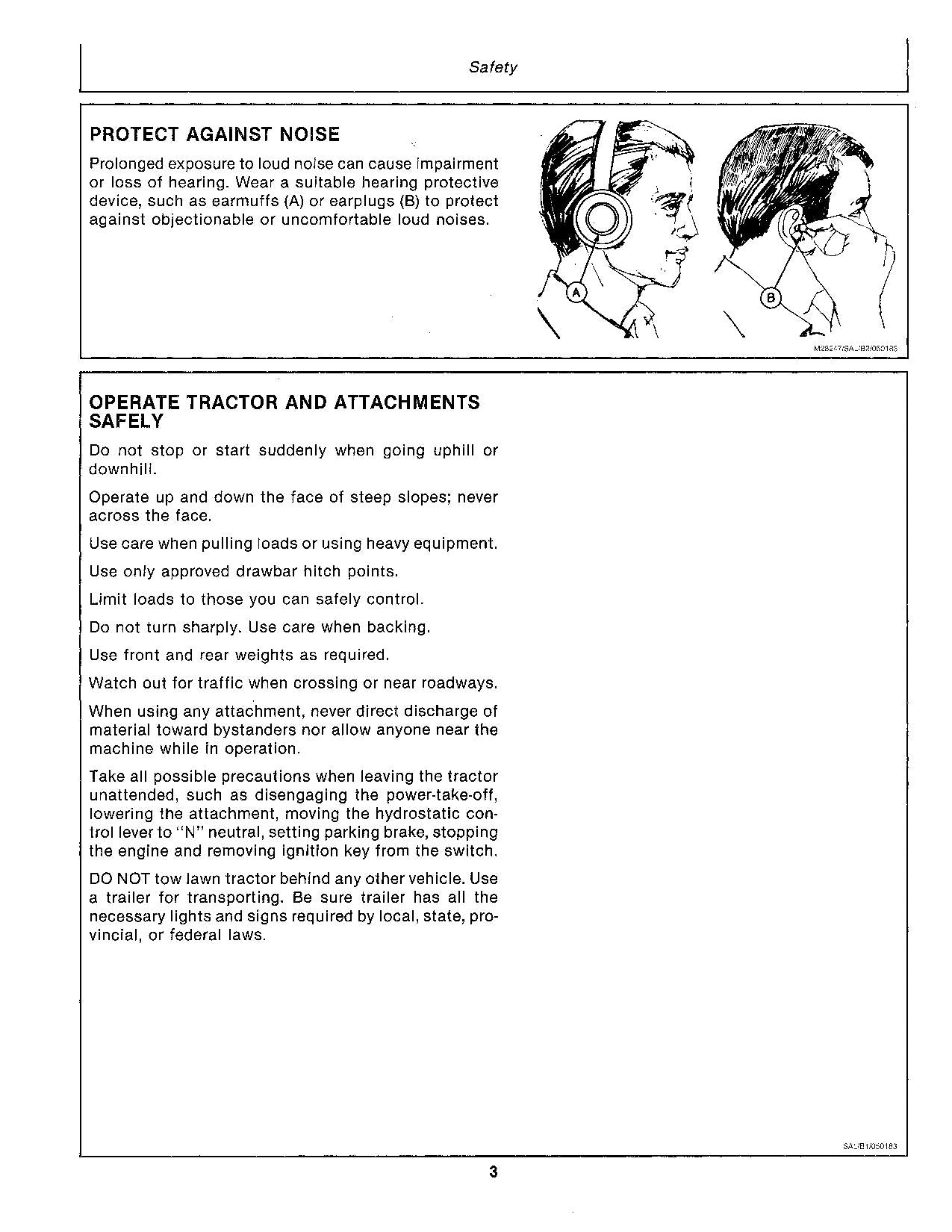 JOHN DEERE 420 TRACTOR OPERATORS MANUAL 222001-285000