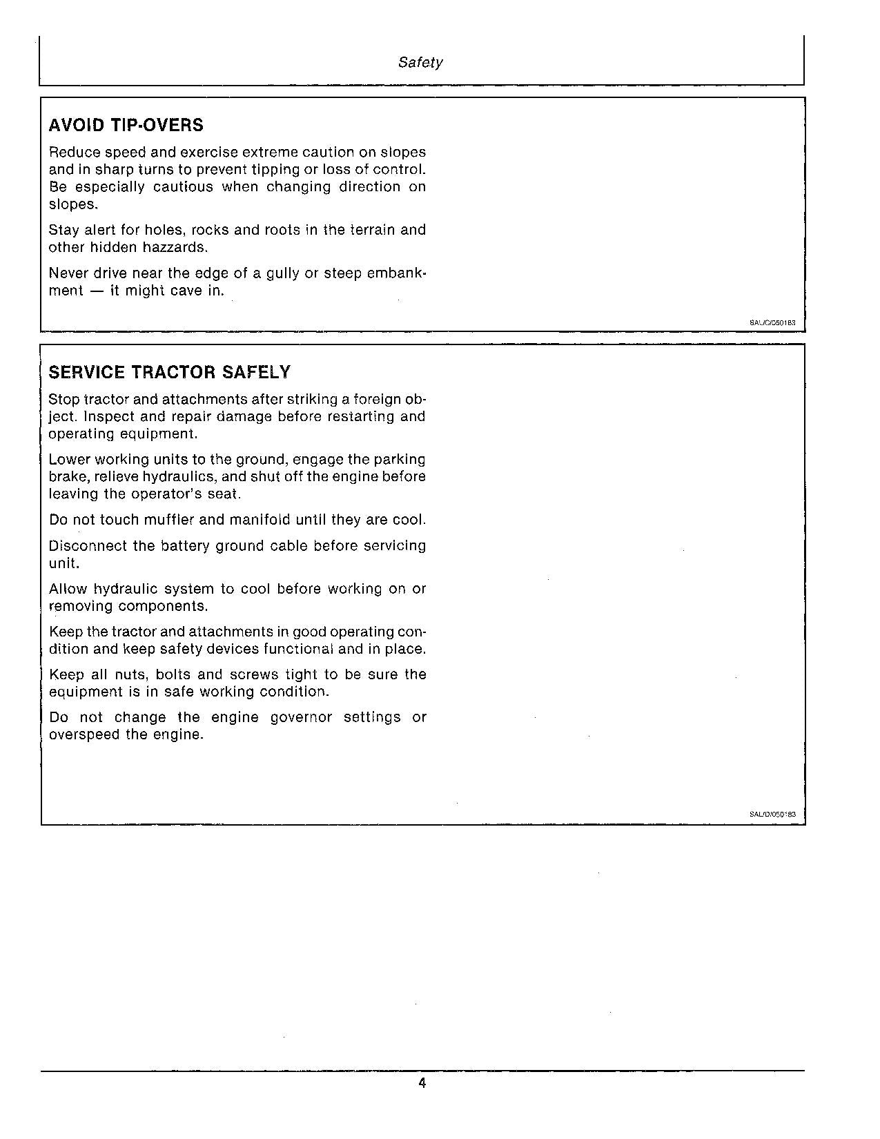 JOHN DEERE 420 TRACTOR OPERATORS MANUAL 222001-285000