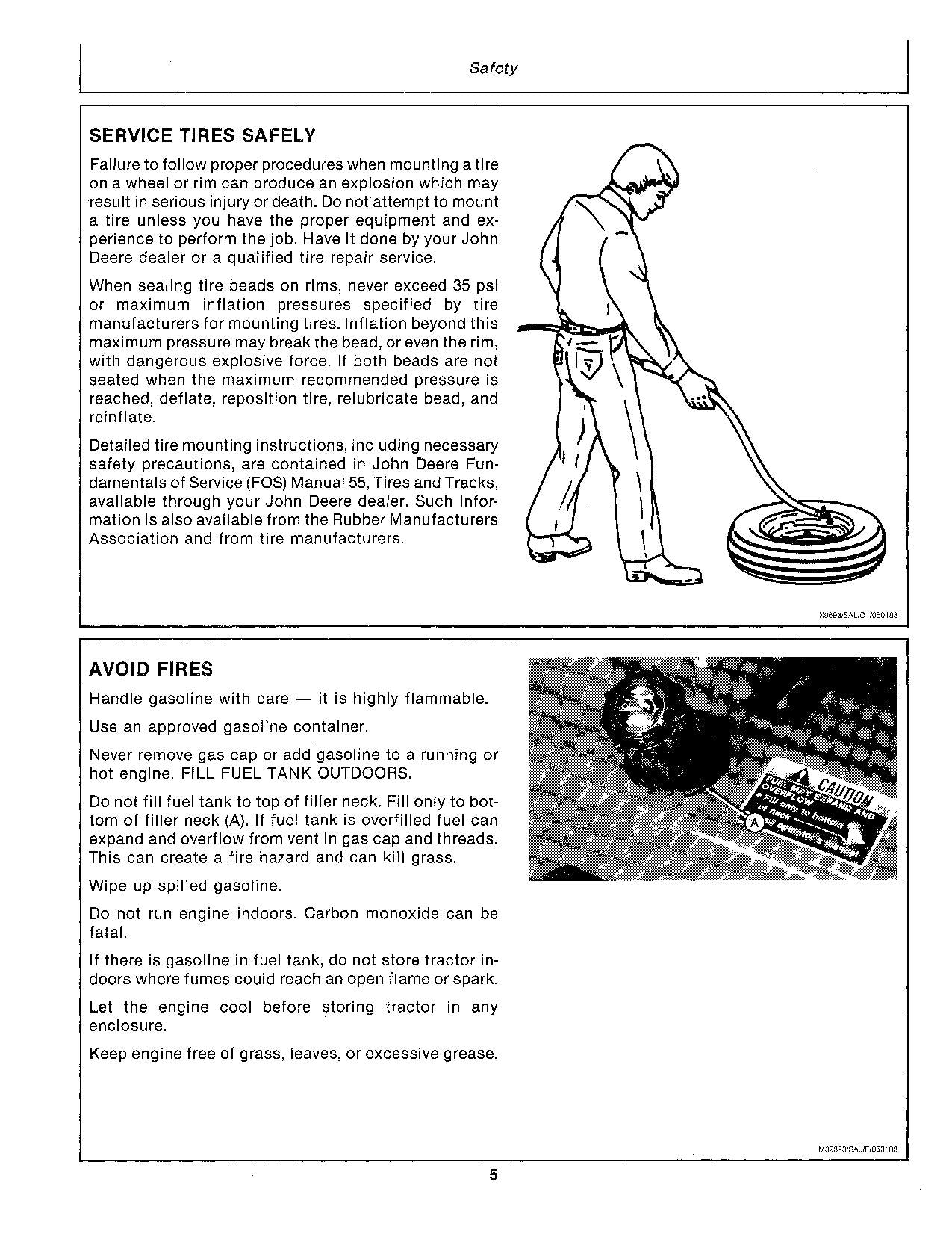 JOHN DEERE 420 TRACTOR OPERATORS MANUAL 222001-285000