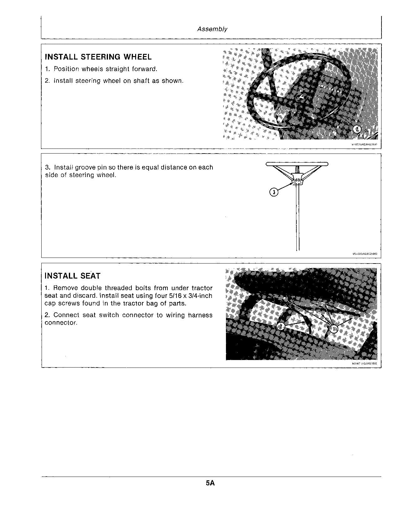 JOHN DEERE 116H TRACTOR OPERATORS MANUAL