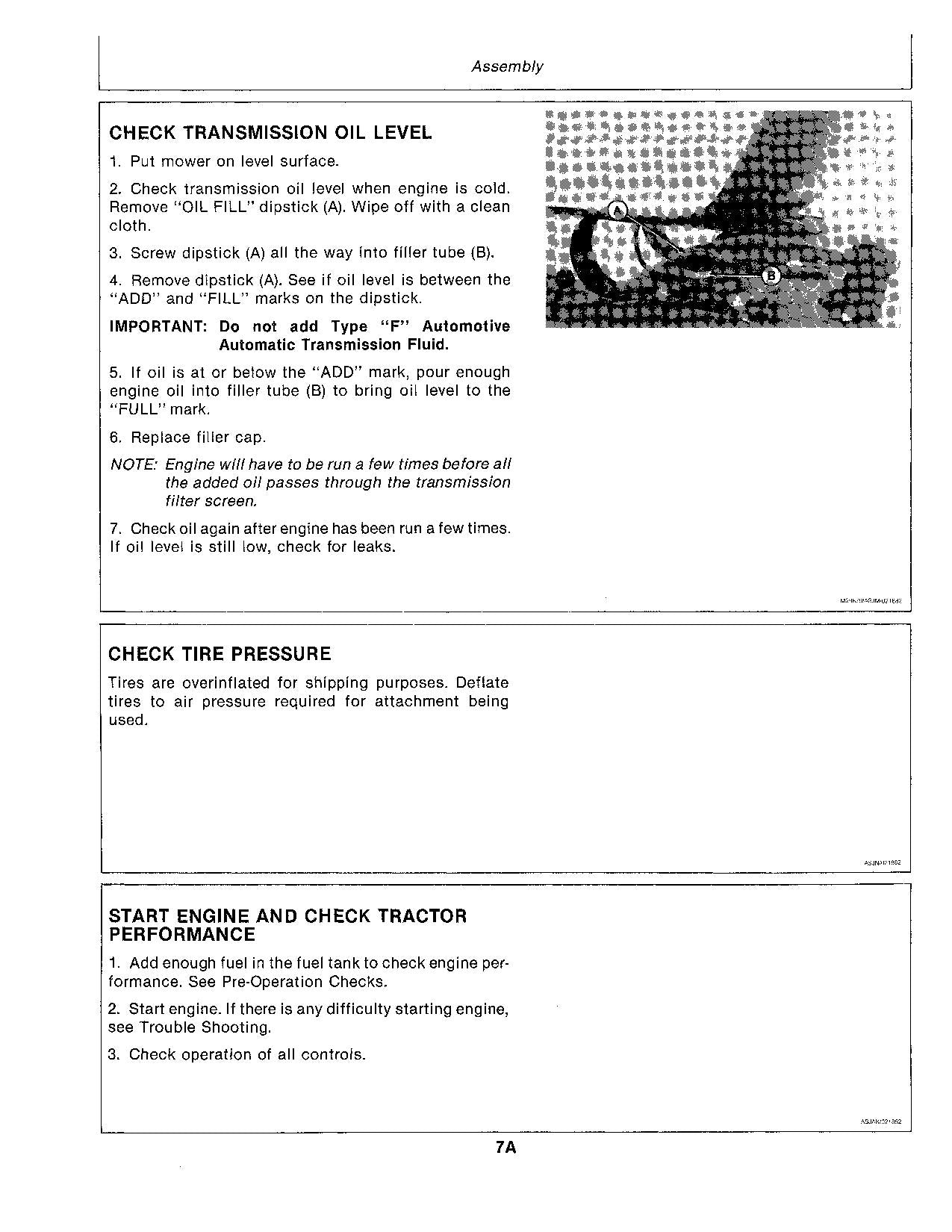 JOHN DEERE 116H TRACTOR OPERATORS MANUAL