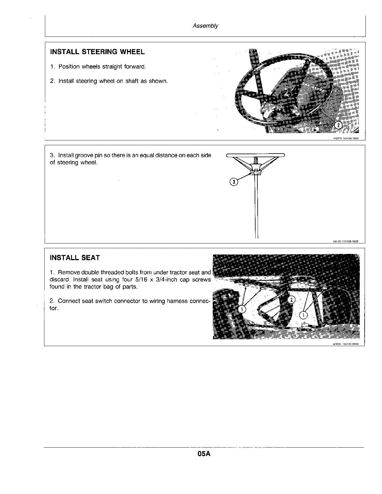 JOHN DEERE 116 TRACTOR OPERATORS MANUAL SER 222001 - 285000