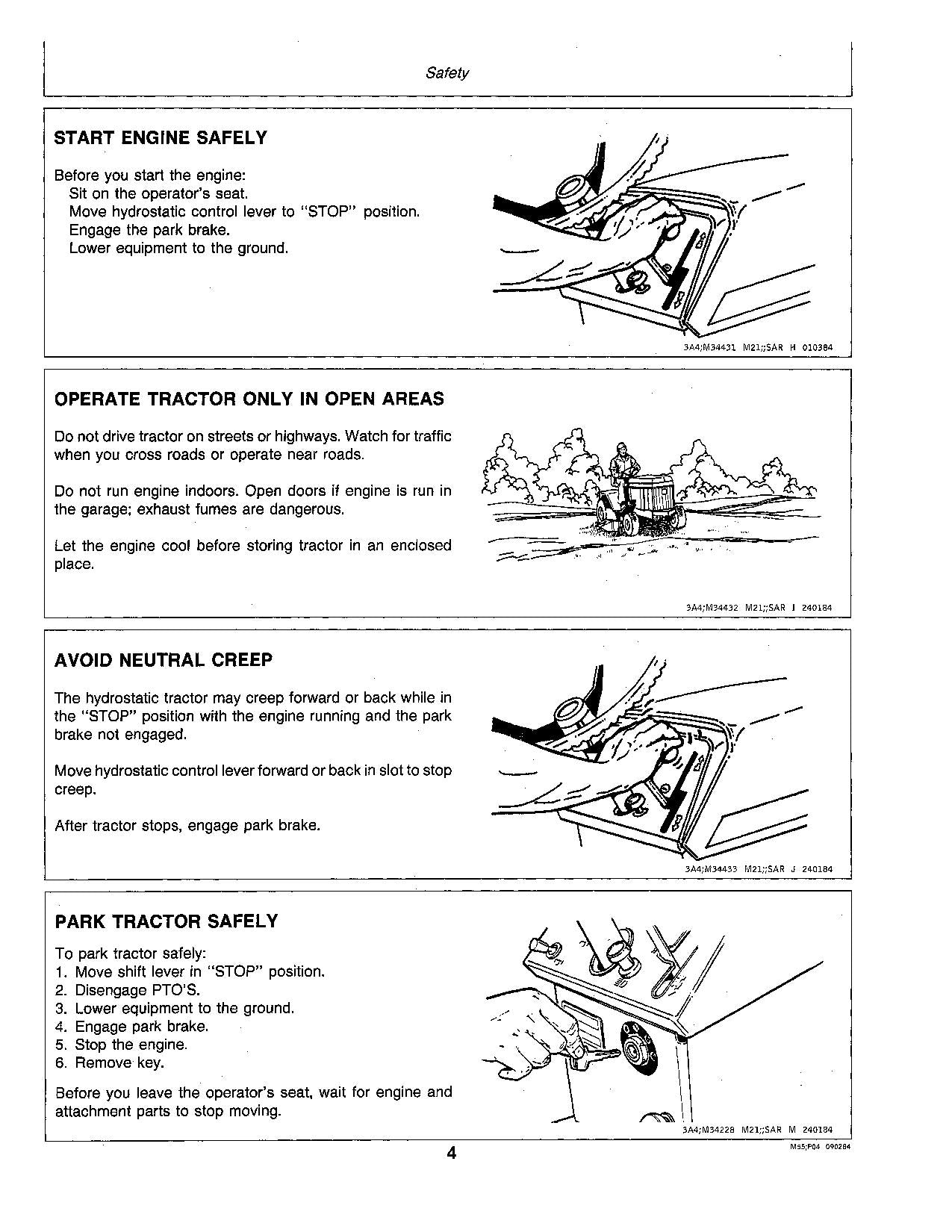 JOHN DEERE 430 TRACTOR OPERATORS MANUAL 285001-475000