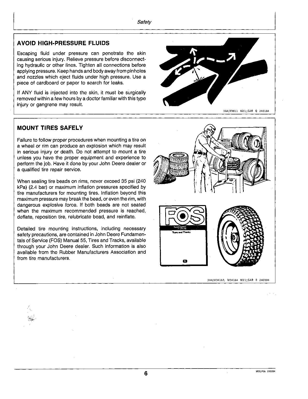 MANUEL D'UTILISATION DU TRACTEUR JOHN DEERE 430 285001-475000