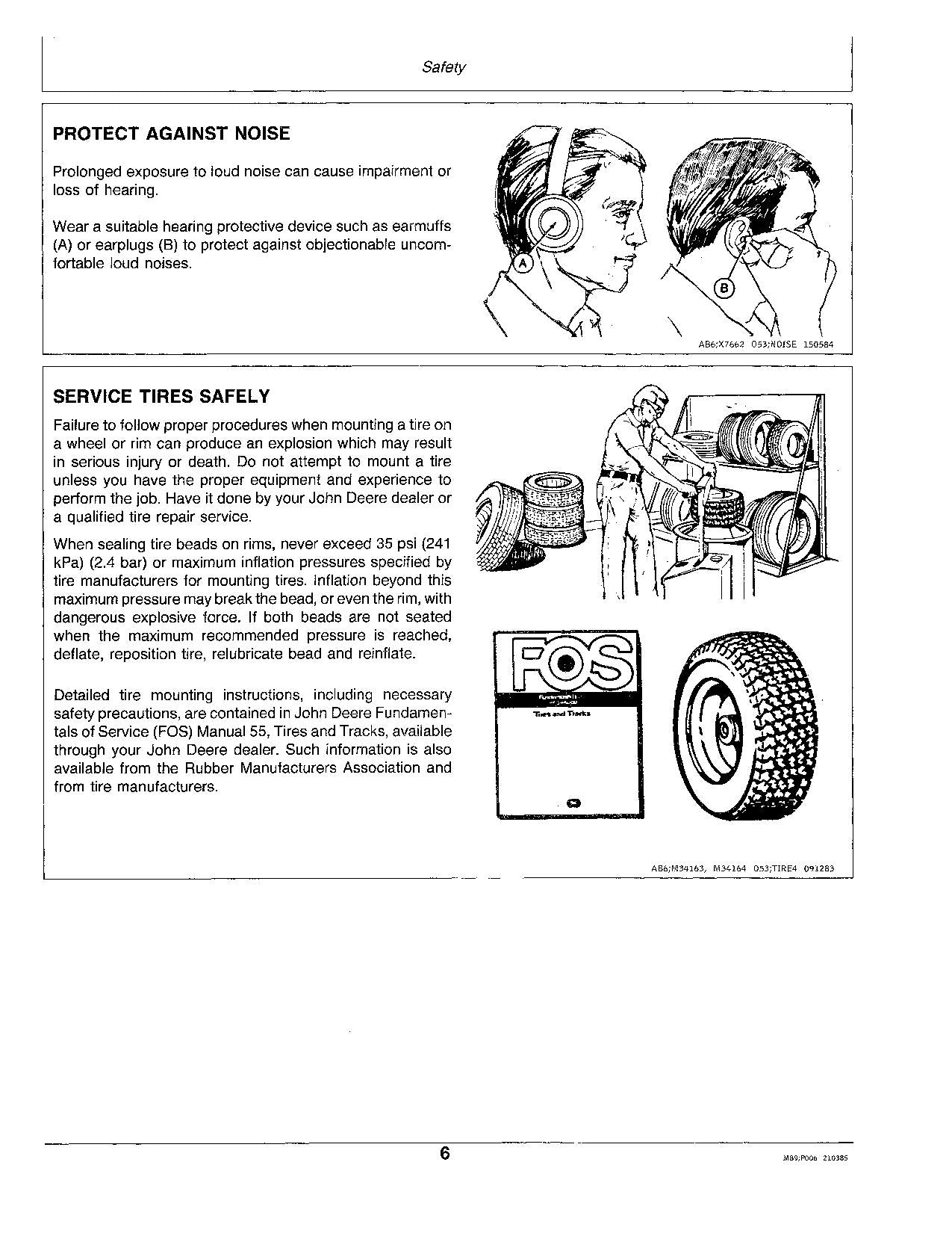 JOHN DEERE 330 TRACTOR OPERATORS MANUAL 360001-420000