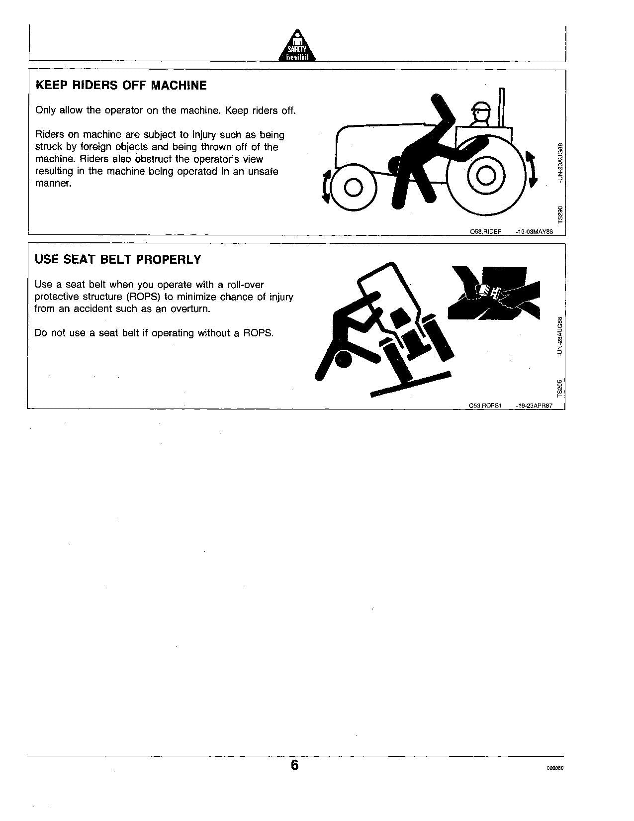 JOHN DEERE 655 755 855 955 TRAKTOR-BETRIEBSHANDBUCH