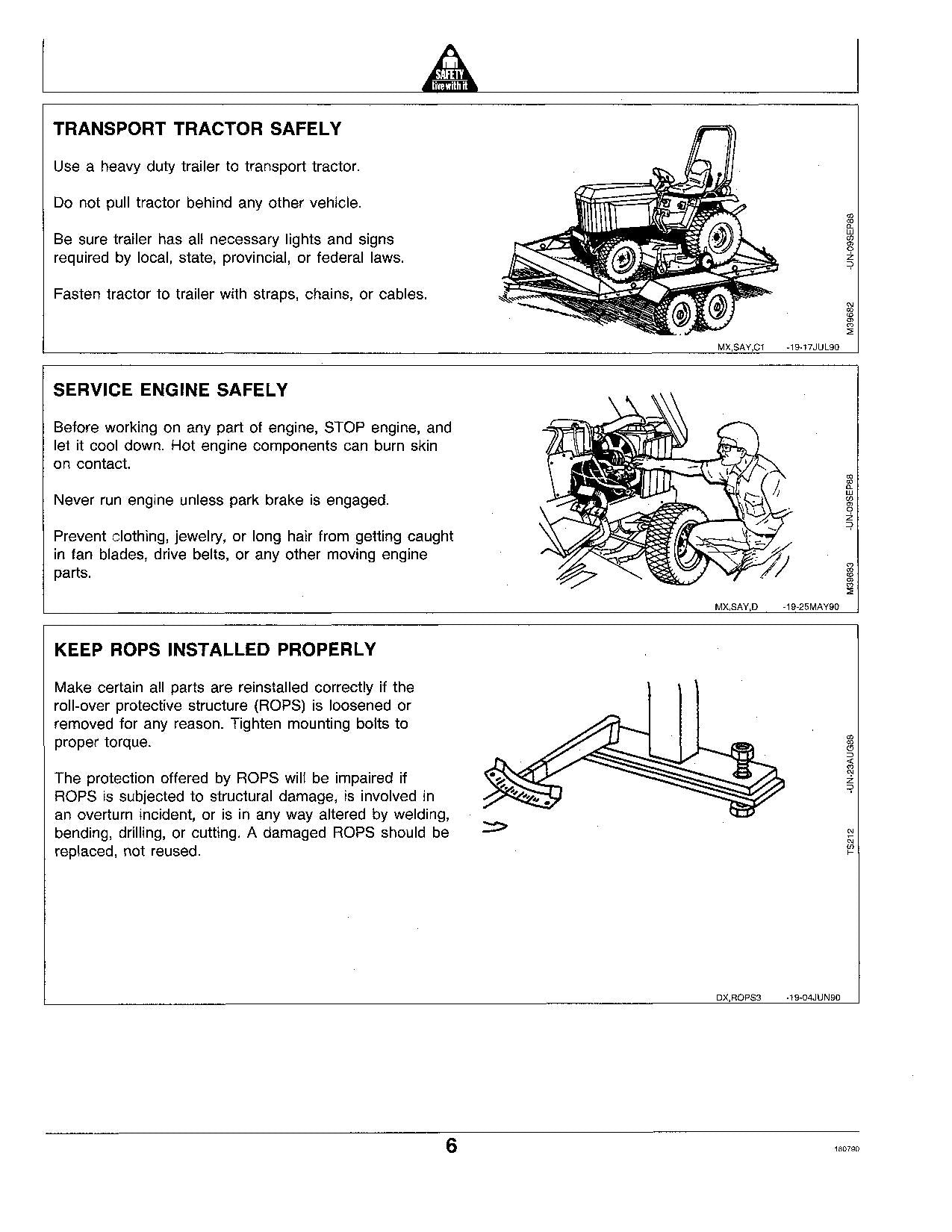 MANUEL D'UTILISATION DU TRACTEUR JOHN DEERE 755 855 955