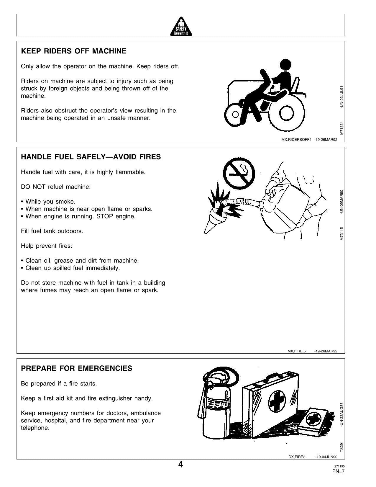 JOHN DEERE STX30 STX38 TRAKTOR-BETRIEBSHANDBUCH